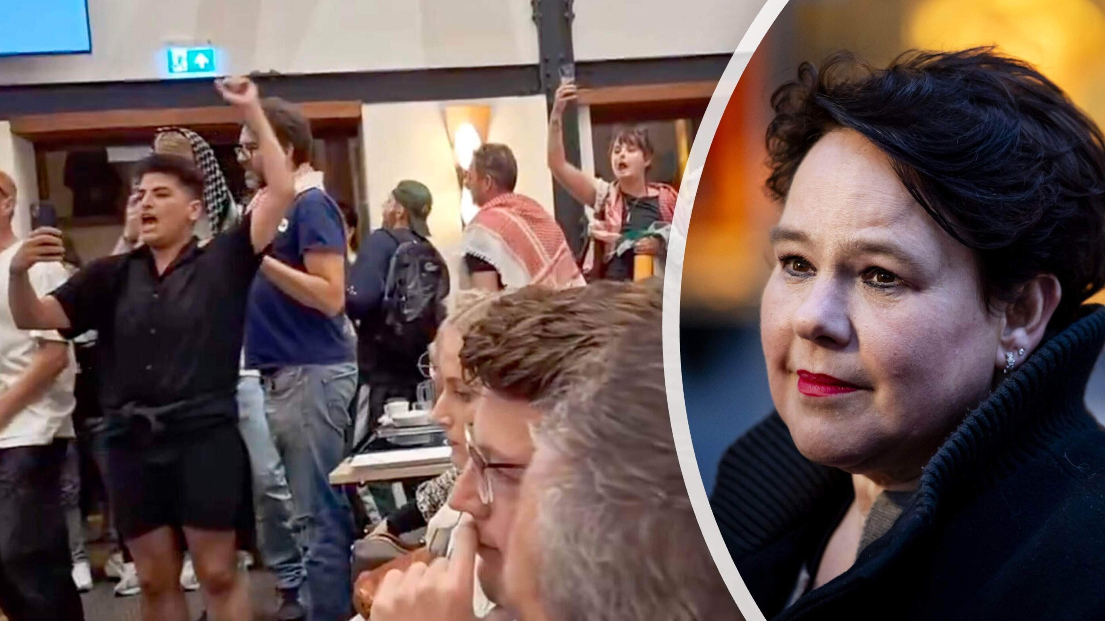 Pro-Palestijnse relschoppers Utrechtse raadszaal ontlopen vervolging, vier activisten wel voor de rechter: ’Ik begrijp hun woede en verdriet’
